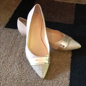Sophisticated nude colored flats